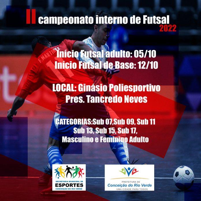 CAMPEONATO INTERNO DE FUTSAL 2022