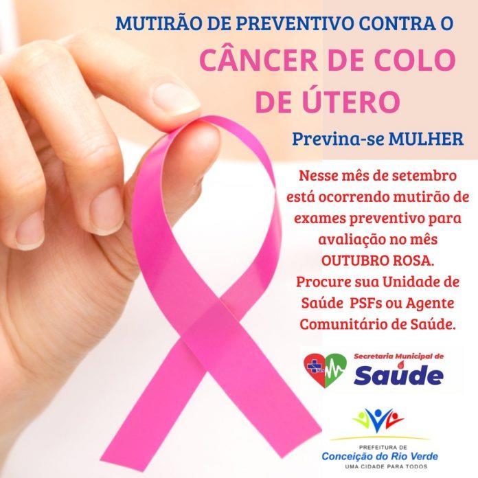 ATENÇÃO USUÁRIA DA REDE MUNICIPAL DE SAÚDE