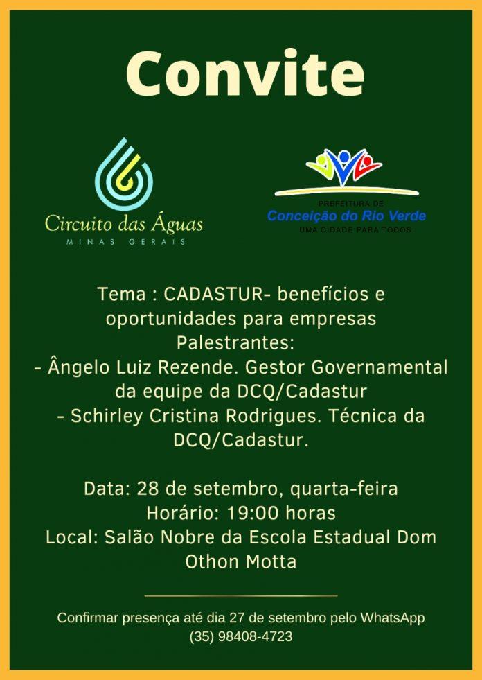 Palestra sobre o CADASTUR- benefícios e oportunidades para empresas