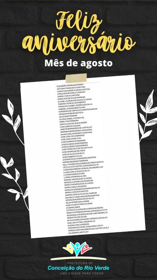 PREFEITURA PARABENIZA SERVIDORES DO MÊS DE AGOSTO!