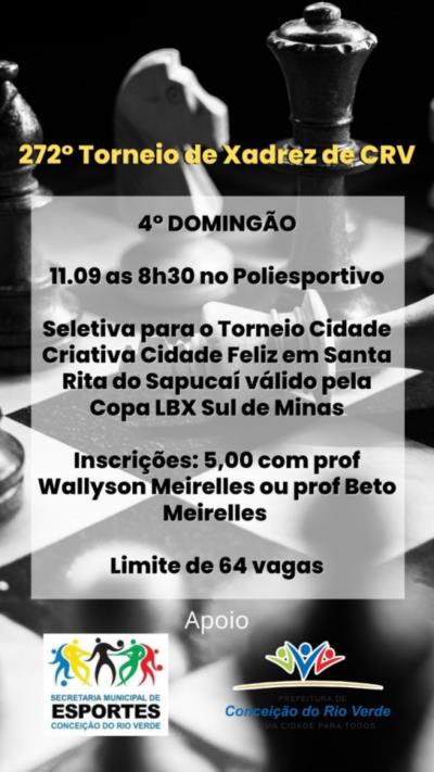 271° Torneio de Xadrez de CRV – 4° DOMINGÃO