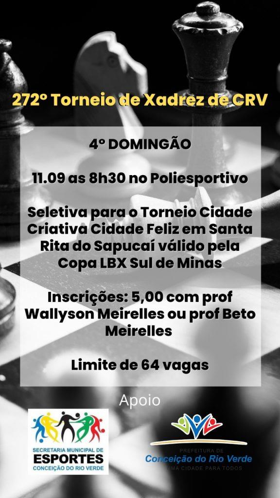 271° Torneio de Xadrez de CRV – 4° DOMINGÃO