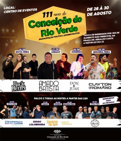 111ª Festa de Emancipação Político Administrativa de Conceição do Rio Verde