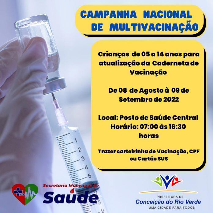 CAMPANHA NACIONAL DE MULTIVACINAÇÃO