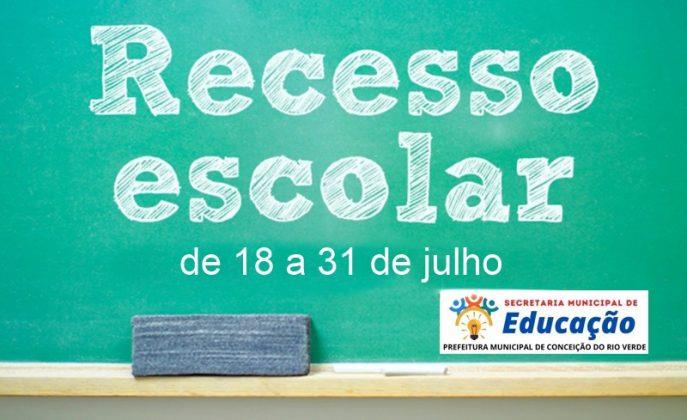 RECESSO ESCOLAR 2022