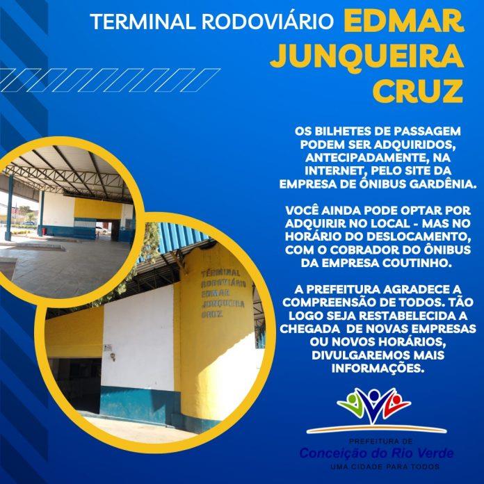 CONFIRA O FUNCIONAMENTO DO TERMINAL RODOVIÁRIO EDMAR JUNQUEIRA CRUZ