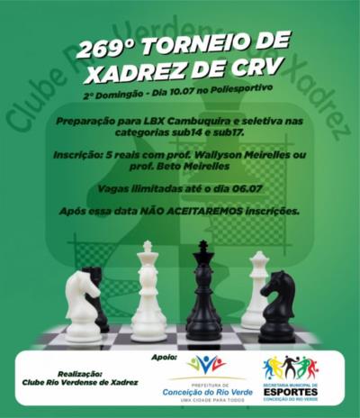 269° Torneio de Xadrez de CRV -2° Domingão