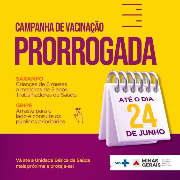 Prorrogada Campanha contra gripe e Sarampo