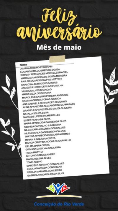 PREFEITURA PARABENIZA SERVIDORES DO MES DE MAIO!