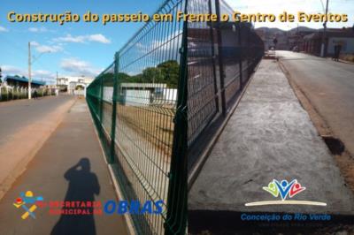 SECRETARIA MUNICIPAL DE OBRAS -CONSTRUÇÃO DE PASSEIO