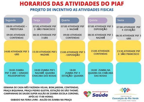 PROJETO DE INCENTIVO ÁS ATIVIDADES FÍSICAS