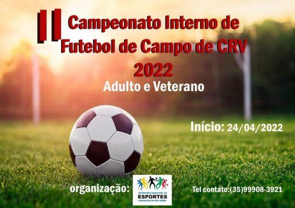 Campeonato Municipal de Futebol de Campo Veteranos e Adulto.