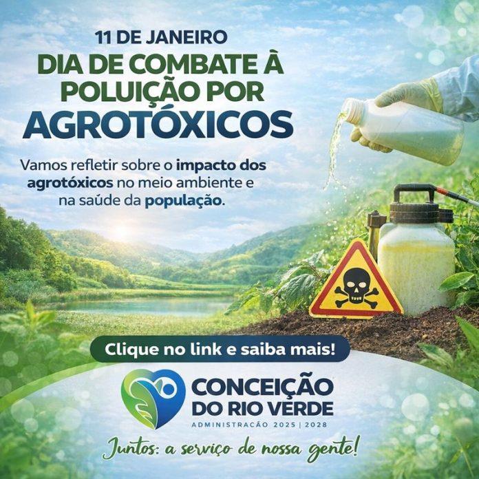 11 DE JANEIRO – DIA DE COMBATE À POLUIÇÃO POR AGROTÓXICOS