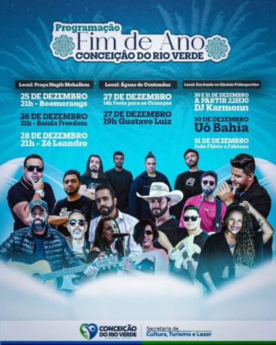 PROGRAMAÇÃO DE FIM DE ANO EM CONCEIÇÃO DO RIO VERDE