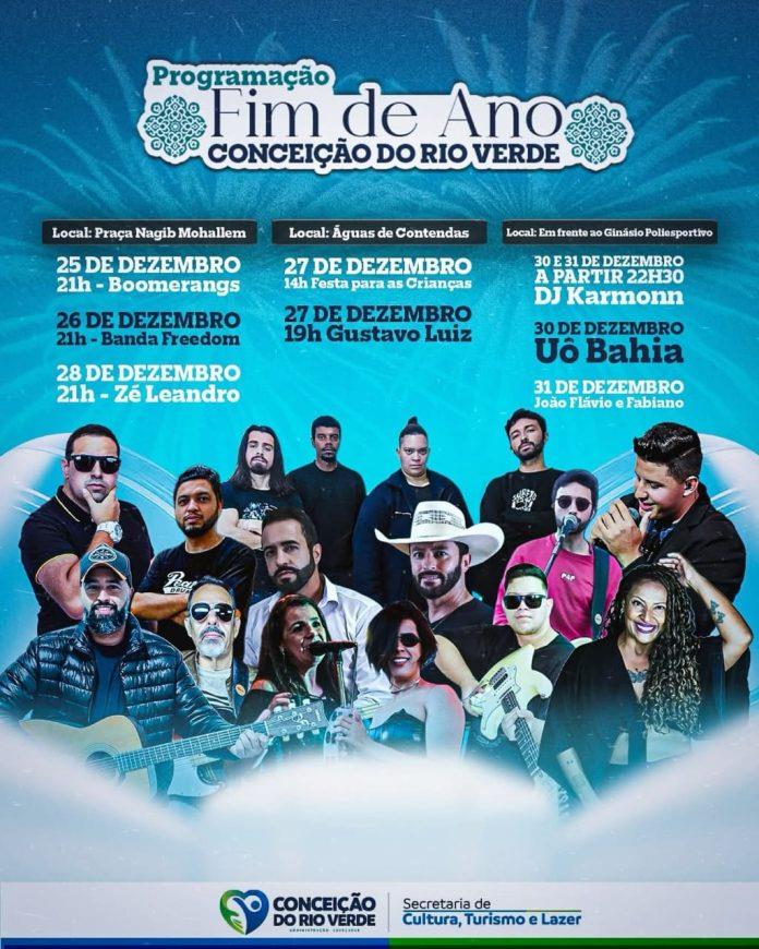 PROGRAMAÇÃO DE FIM DE ANO EM CONCEIÇÃO DO RIO VERDE
