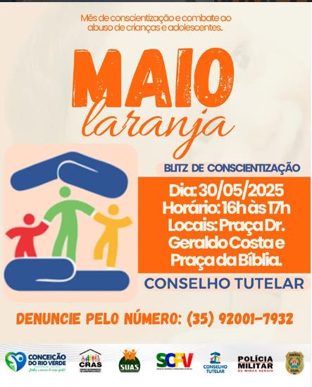 BLITZ DE CONSCIENTIZAÇÃO | MAIO LARANJA