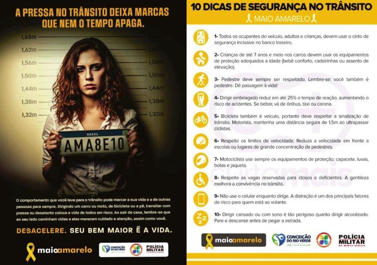 MAIO AMARELO 2025 -MOBILIDADE HUMANA, RESPONSABILIDADE HUMANA.