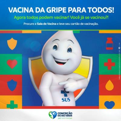 VACINA DA GRIPE PARA TODOS!