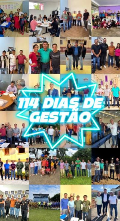 114 DIAS DE GESTÃO: UM NOVO TEMPO PARA CONCEIÇÃO DO RIO VERDE!