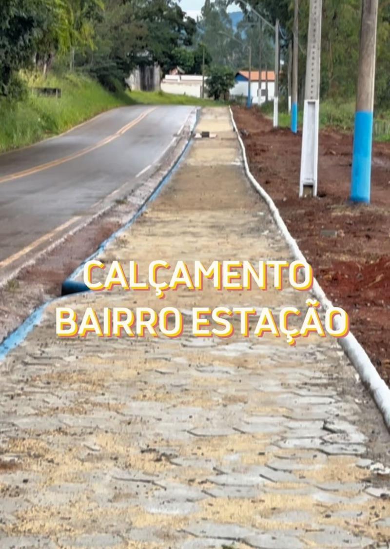 CALÇAMENTO DO BAIRRO ESTAÇÃO