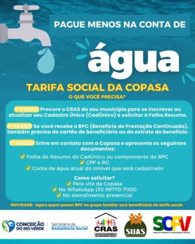 PAGUE MENOS NA CONTA DE ÁGUA!