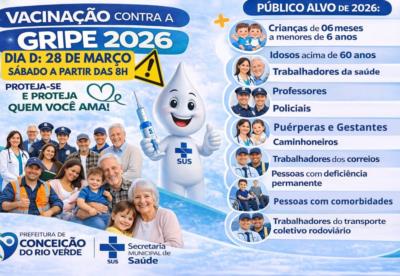 DIA D DA CAMPANHA DE VACINAÇÃO CONTRA A GRIPE 2026 JÁ TEM DATA DEFINIDA