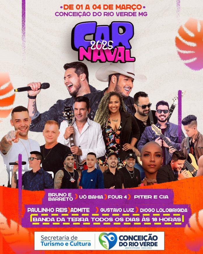 CARNAVAL 2025 EM CONCEIÇÃO DO RIO VERDE