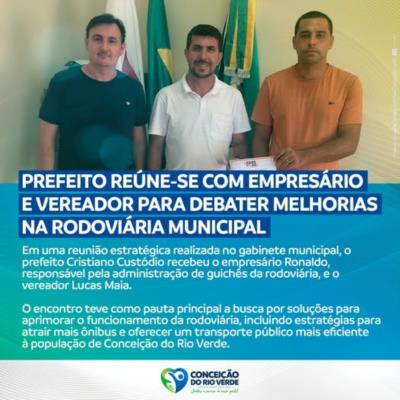 PREFEITO BUSCA MELHORIAS PARA A RODOVIÁRIA MUNICIPAL