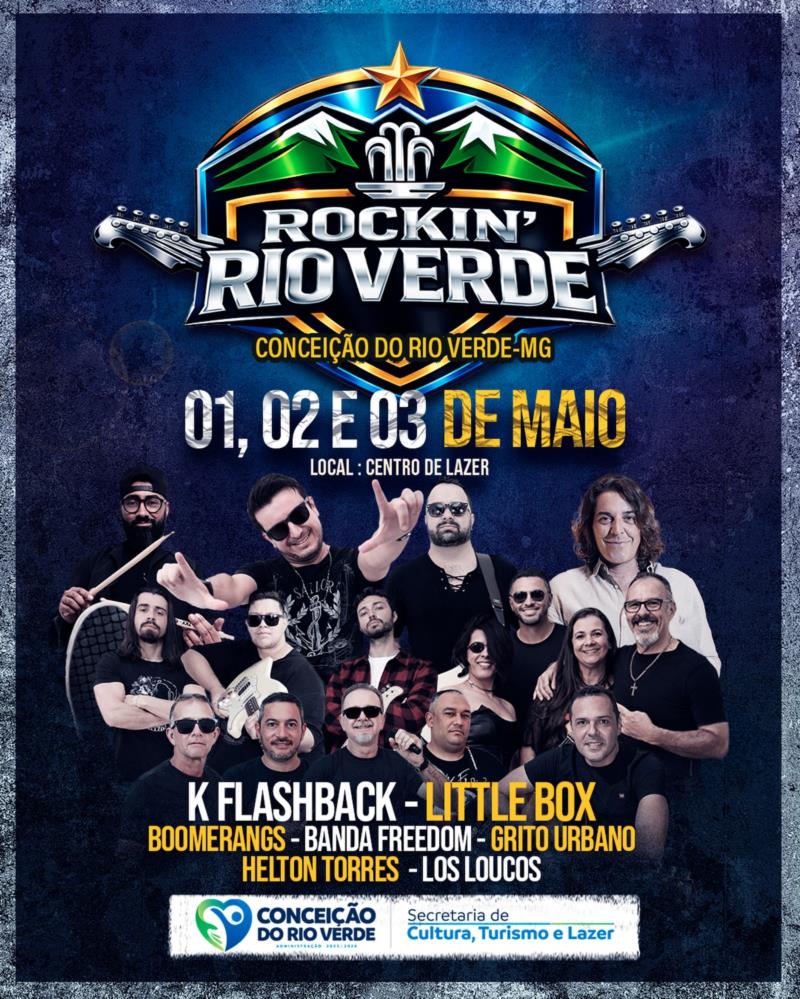 PROGRAMAÇÃO COMPLETA DO ROCK IN RIO VERDE 2026 É DIVULGADA