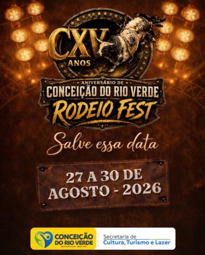 LUAN PEREIRA É A PRIMEIRA ATRAÇÃO CONFIRMADA DA FESTA DOS 115 ANOS DE CONCEIÇÃO DO RIO VERDE