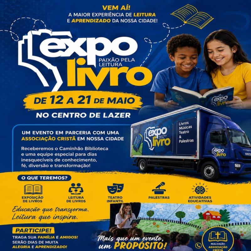 VEM AÍ A LEXPO LEITURA EM CONCEIÇÃO DO RIO VERDE
