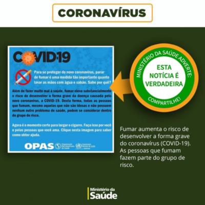CIGARRO E COVID 19 SAIBA OS RISCOS
