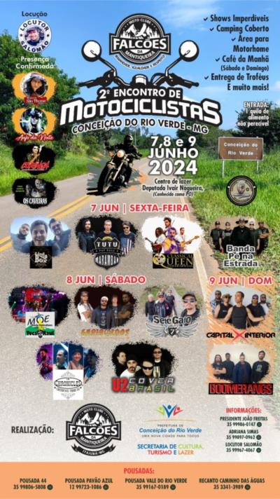 Vem aí!!! O II Encontro de Motociclistas de Conceição do Rio Verde!