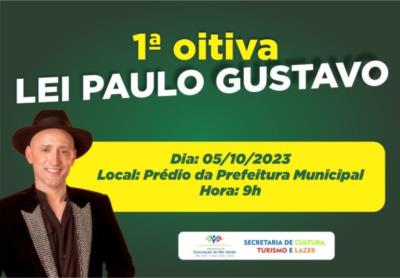 1° Oitiva Lei Paulo Gustavo em Conceição do Rio Verde