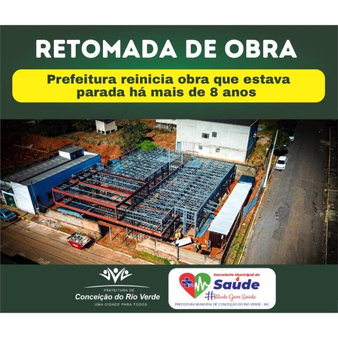 RETOMADA DE OBRA EM CONCEIÇÃO DO RIO VERDE