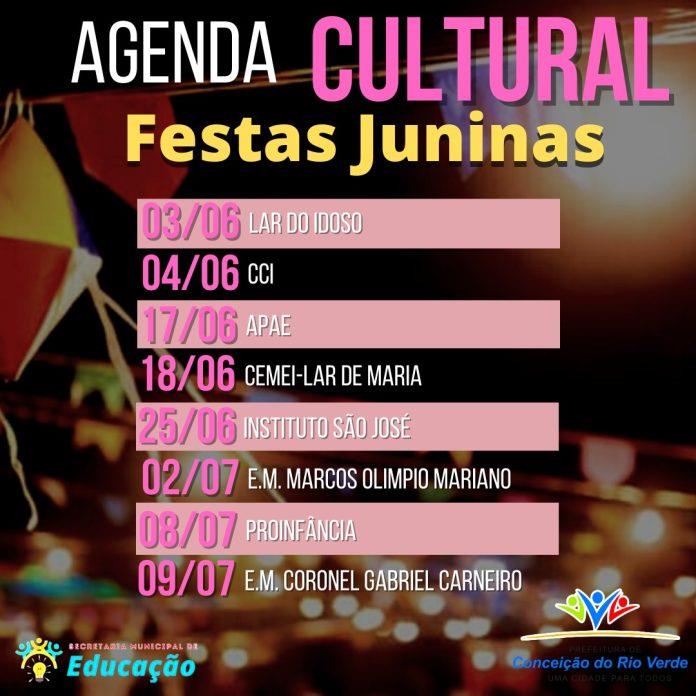 AGENDA CULTURAL -SECRETARIA MUNICIPAL DE EDUCAÇÃO
