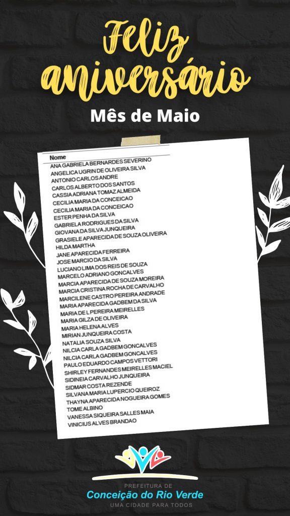 PREFEITURA PARABENIZA SERVIDORES DO MÊS DE MAIO!