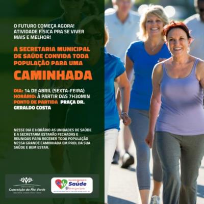 CAMINHADA DA SECRETARIA DA SAÚDE