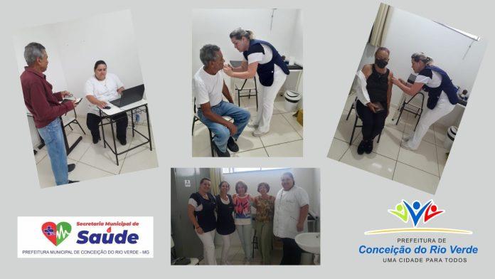 Conceição do Rio Verde inicia aplicação de vacina bivalente contra a Covid-19 para idosos com mais de 70 anos.