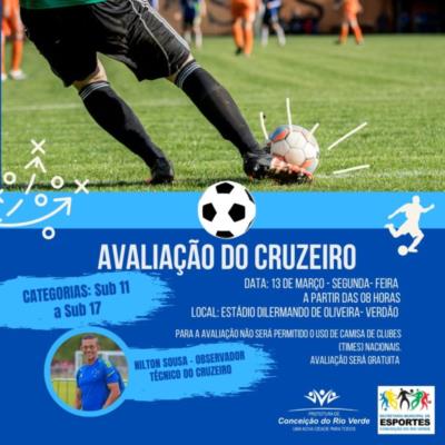 AVALIAÇÃO DO CRUZEIRO-SECRETARIA MUNICIPAL DE ESPORTES