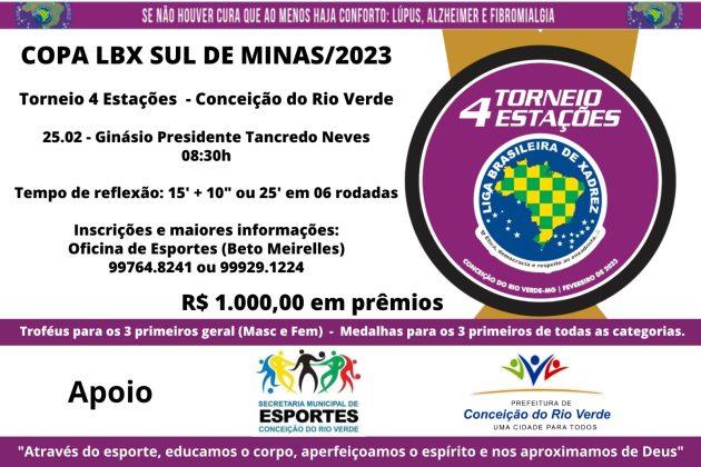COPA LBX SUL DE MINAS/2023-Torneio 4 Estações