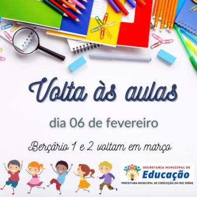 VOLTA ÁS AULAS