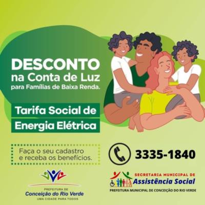TARIFA SOCIAL DE ENERGIA ELETRICA PARA FAMILIAS DE BAIXA RENDA