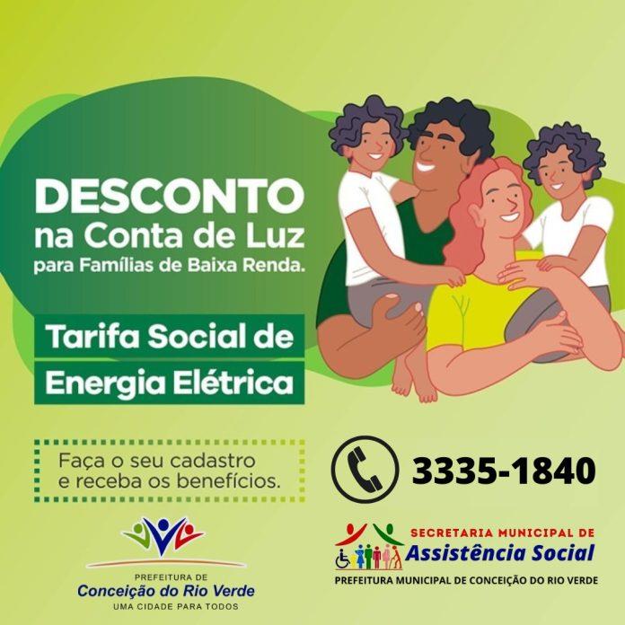TARIFA SOCIAL DE ENERGIA ELETRICA PARA FAMILIAS DE BAIXA RENDA