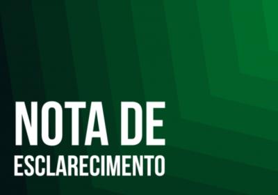 NOTA DE ESCLARECIMENTO