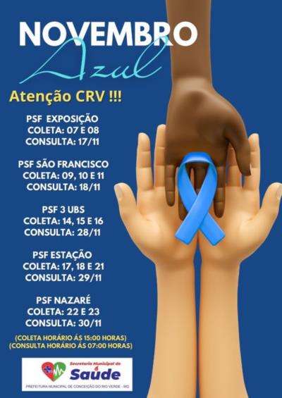 CHAMADA NOVEMBRO AZUL HOMENS ATENÇÃO